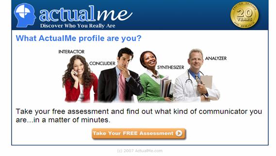 ActualMe Shortest Copy