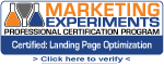 Marketing Experiments Professional Certification Program