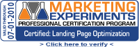 Marketing Experiments Professional Certification Program