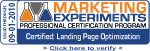 Marketing Experiments Professional Certification Program