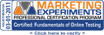Marketing Experiments Professional Certification Program