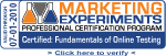 Marketing Experiments Professional Certification Program