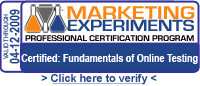 Marketing Experiments Professional Certification Program