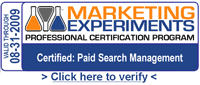 Marketing Experiments Professional Certification Program