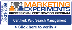 Marketing Experiments Professional Certification Program
