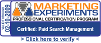 Marketing Experiments Professional Certification Program