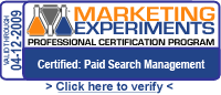 Marketing Experiments Professional Certification Program