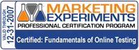 Marketing Experiments Professional Certification Program