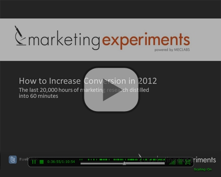 How to Increase Conversion in 2012