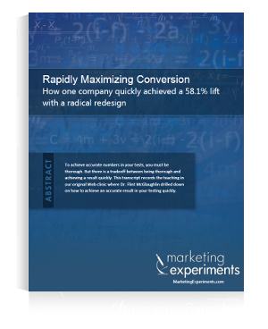 Rapidly Maximizing Conversion