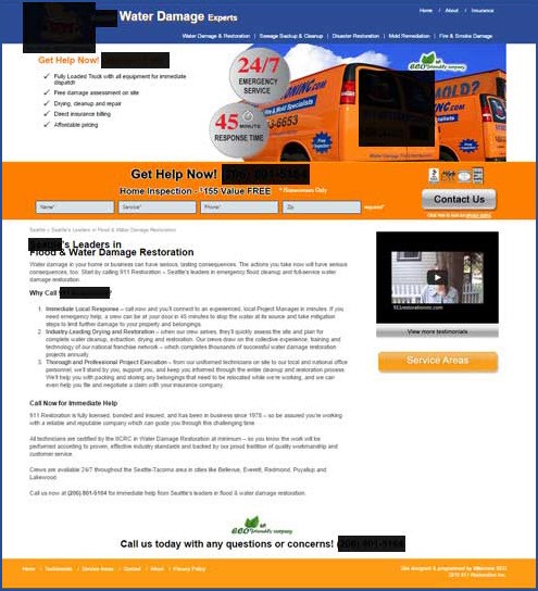 911 Restoration Treatment