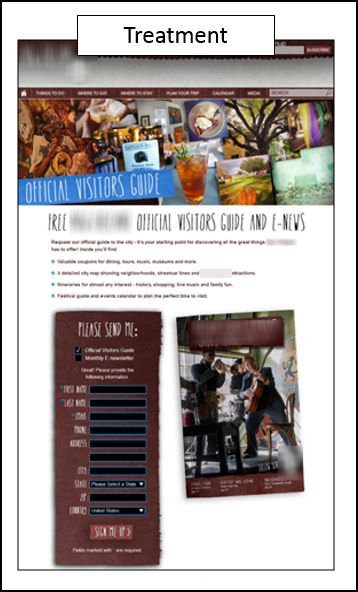 City Landing Page Treatment