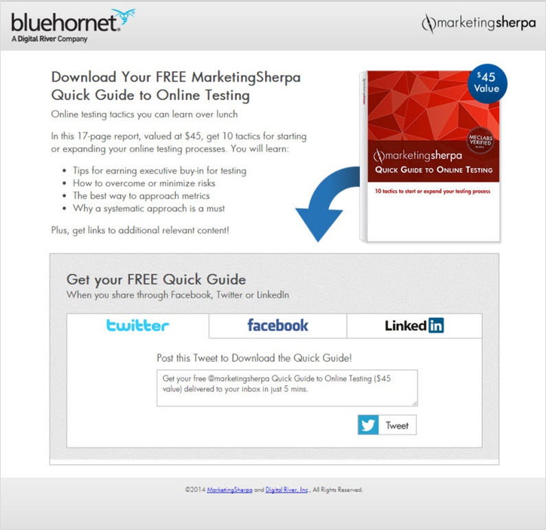 Email Summit Live Test option C.