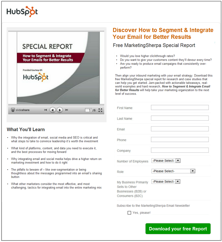 HubSpot Hypothesis 3