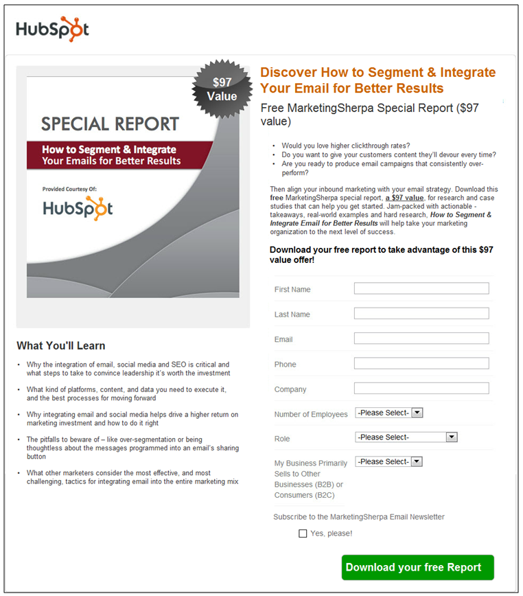 HubSpot Hypothesis 4