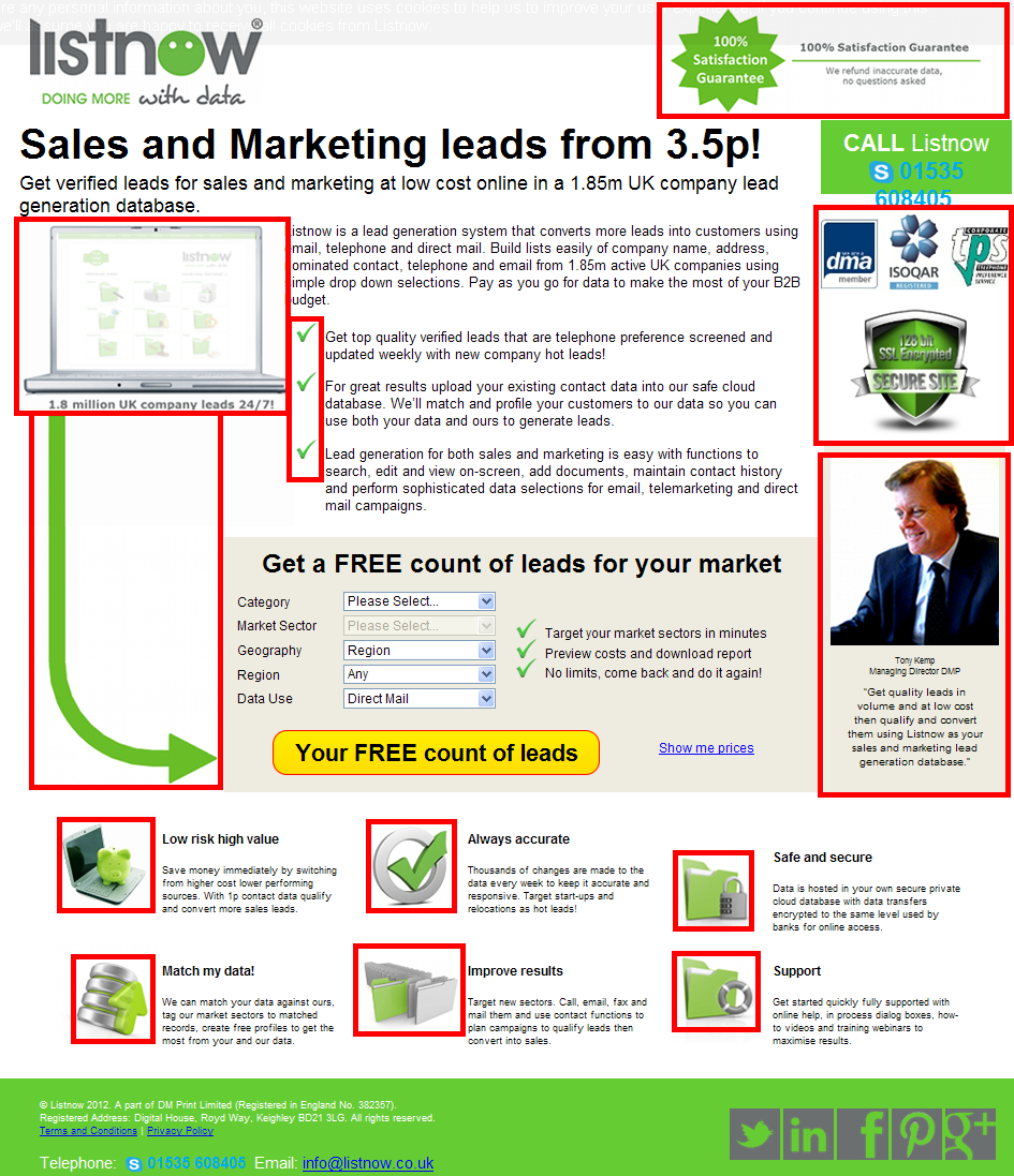 Listnow Homepage Images