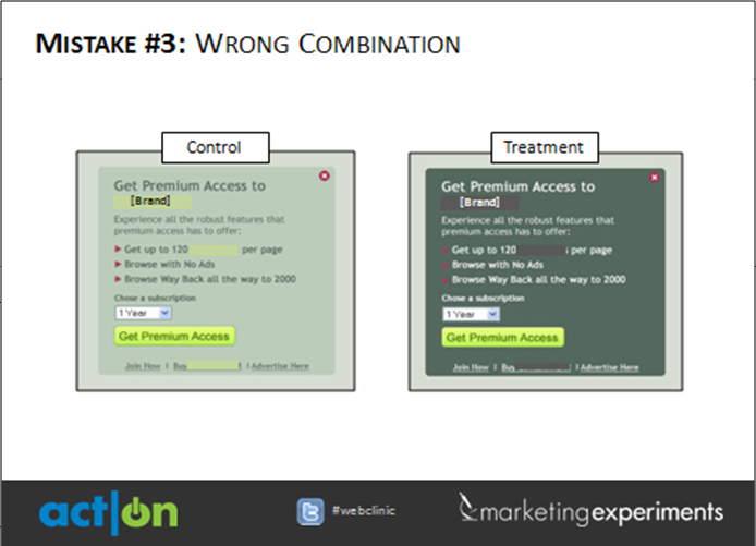 Mistake #3 - Combination