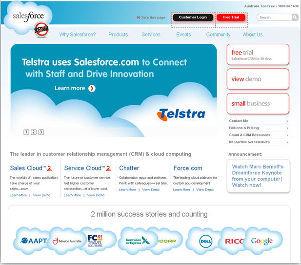 Salesforcehompeagecontrol