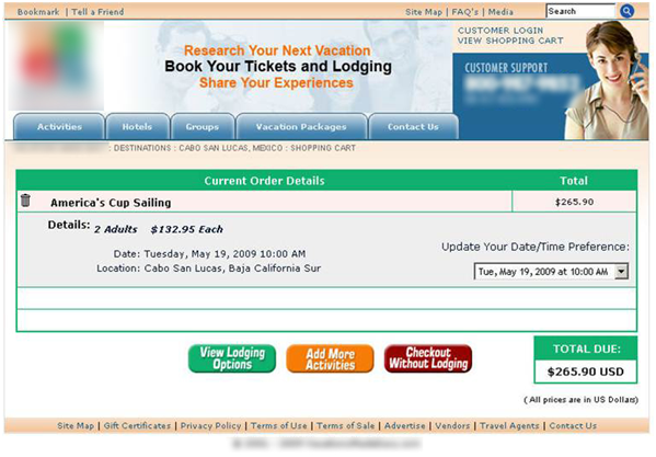 Shopping Cart Control
