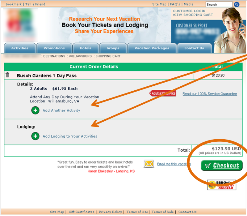 Shopping Cart Treatment