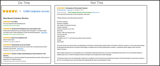 Star reviews versus written review content