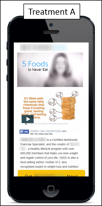 Treatment A: establishes the problem, builds authority and adds additional details