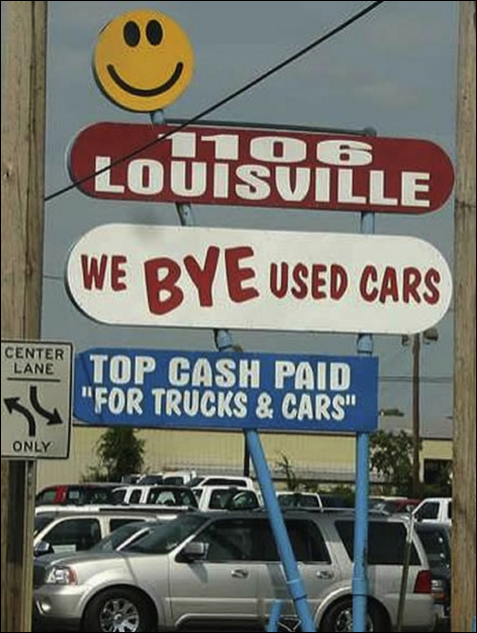We bye used cars