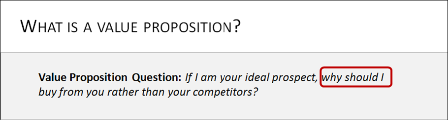 Why Should I Buy From You