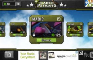 air patriots menu ad