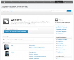 applie support communities