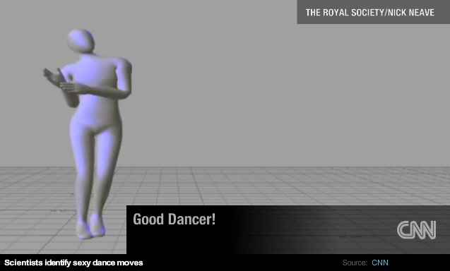 Good dancer If you are a 3-D avatar, this is how you should be dancing.