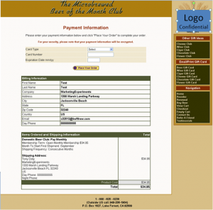 control payment Control Payment Info