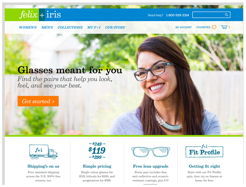 Felix + Iris Control homepage-control