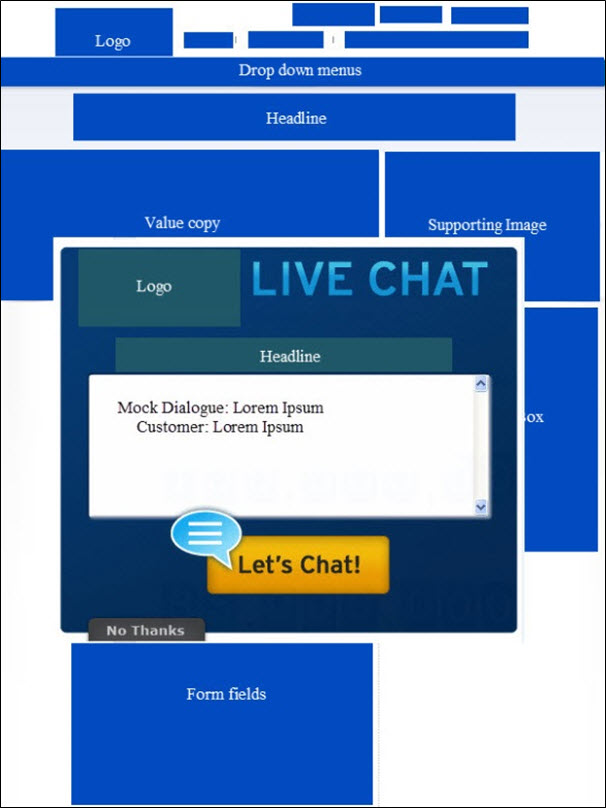 live chat pop-up