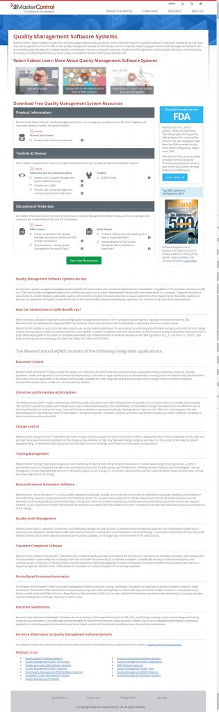 master control treatment