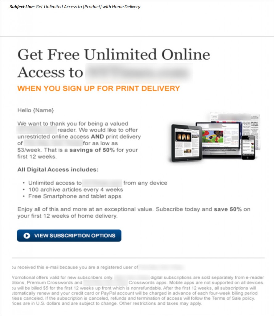 treatment letter style email