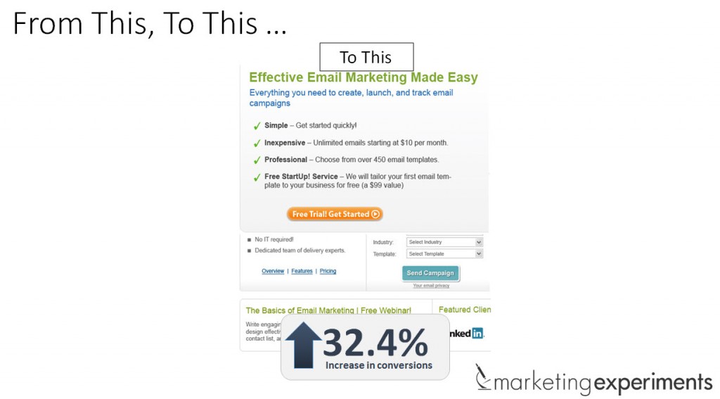 subheadline treatment page