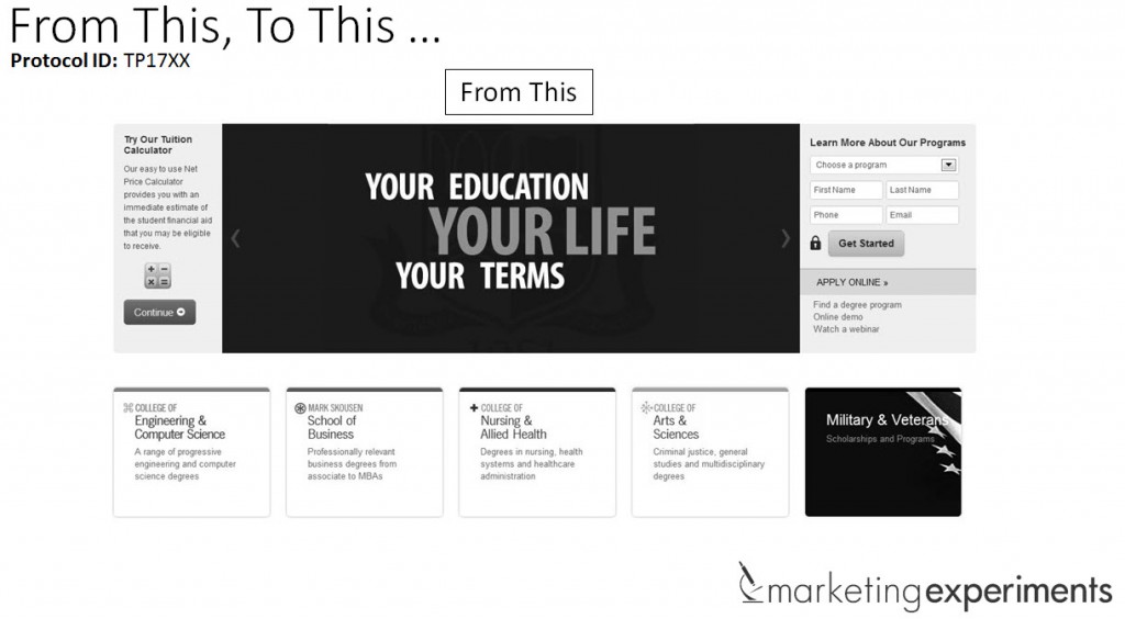 content sequence control page