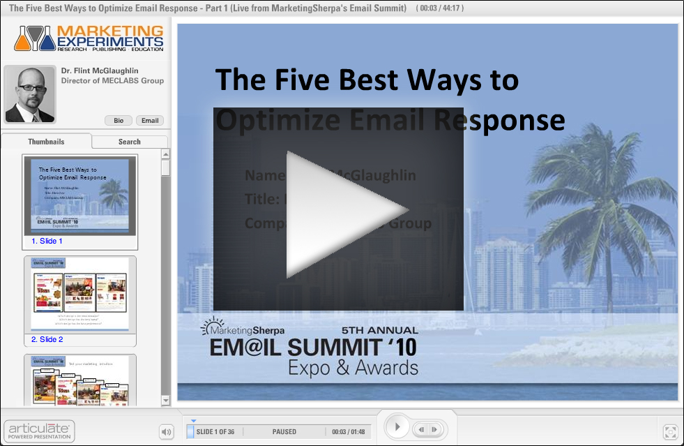 Part 1 of Optimizing Email Response part1