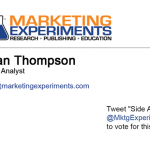 Side A Business card test, Side A