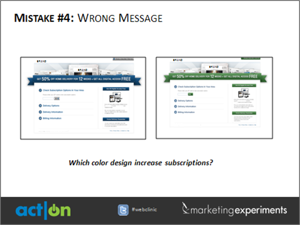 Mistake #4 - Wrong Message