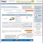 Zappos.com Anxiety relief nav bar example