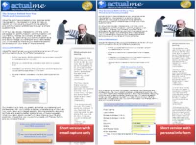 Actual Me comparison