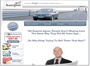 AutoJini Landing Page