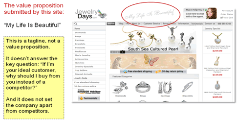 Jewelry Days Value Proposition