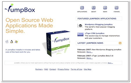JumpBox Landing Page