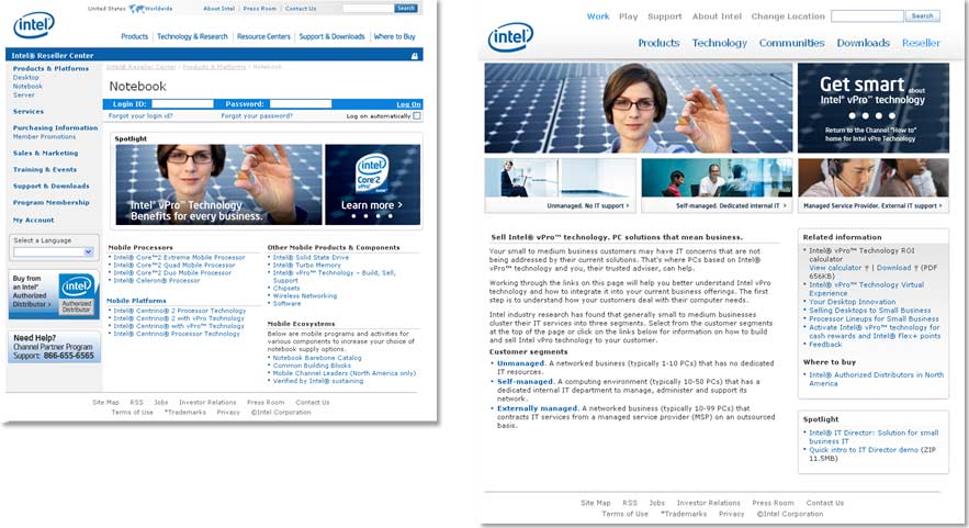 Intel: Channel to Page