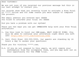 Case Study 1 - 24 hour version of email (truncated)