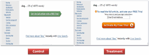 Case Study 1 - Call-to-Action Side-by-Side