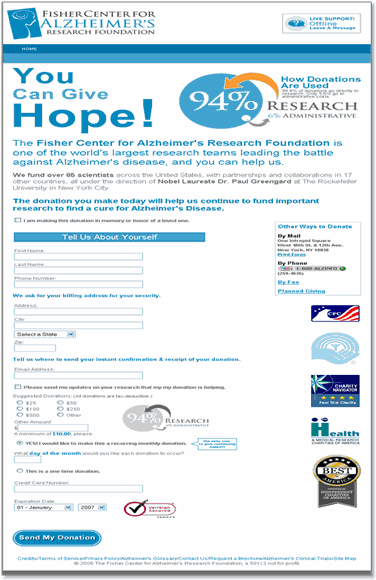 Case Study 2 - Control Page